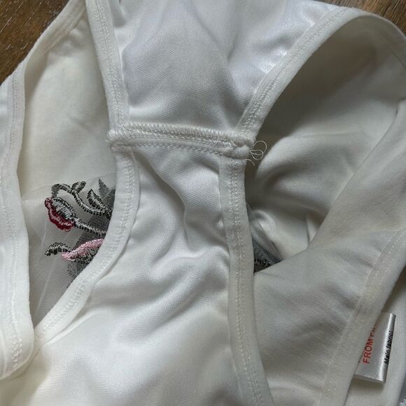 Rare London bodysuit dress embroidered sz large - Picture 13 of 16